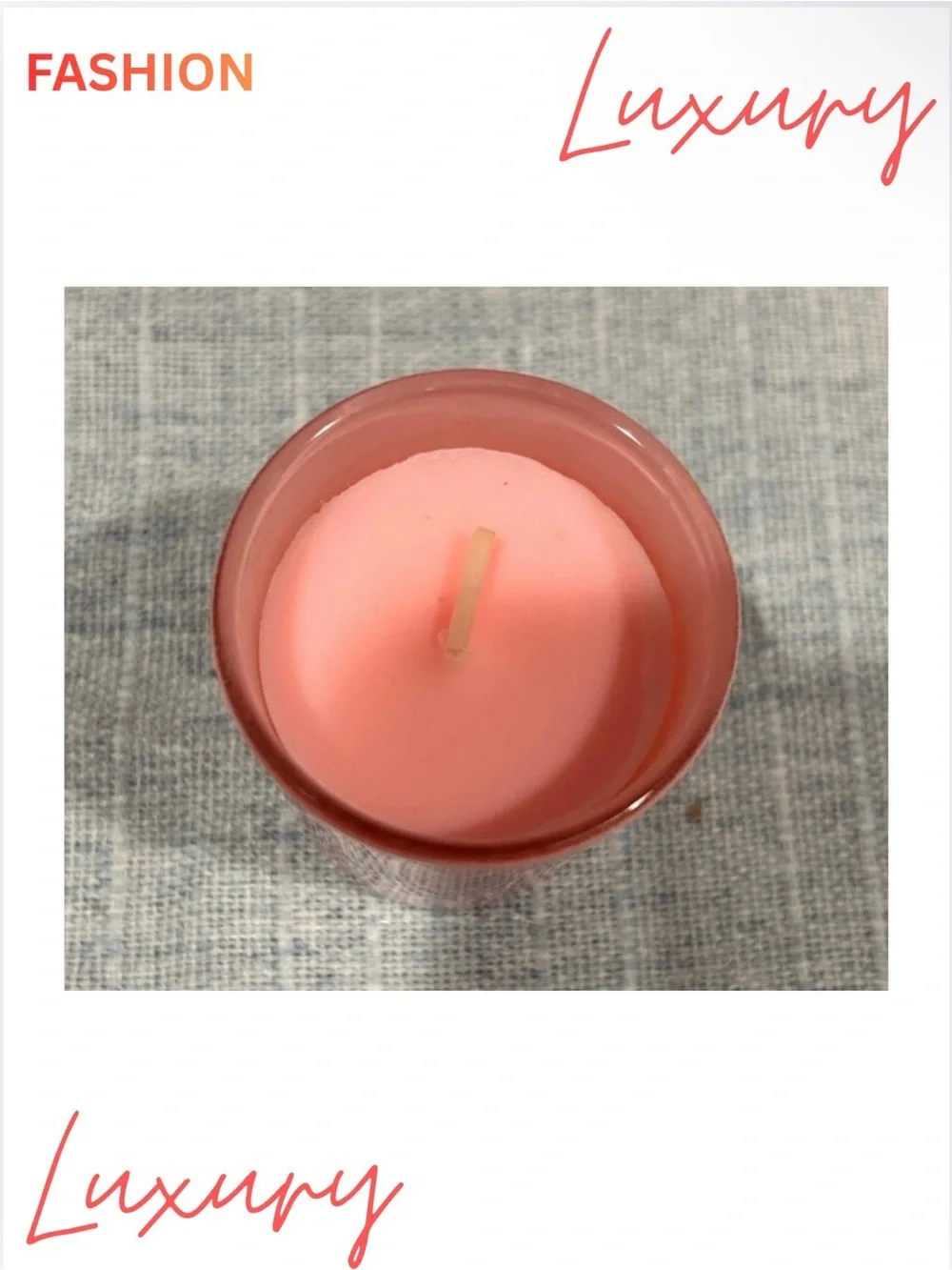 CANDLE SET: 2 Piece Casa Pink, NIB